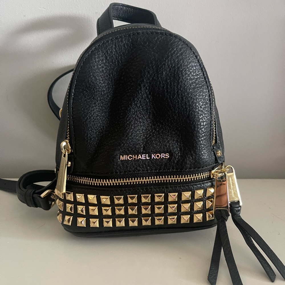 Michael Kors studded mini backpack